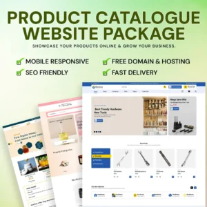 Product Catalogue Website Package