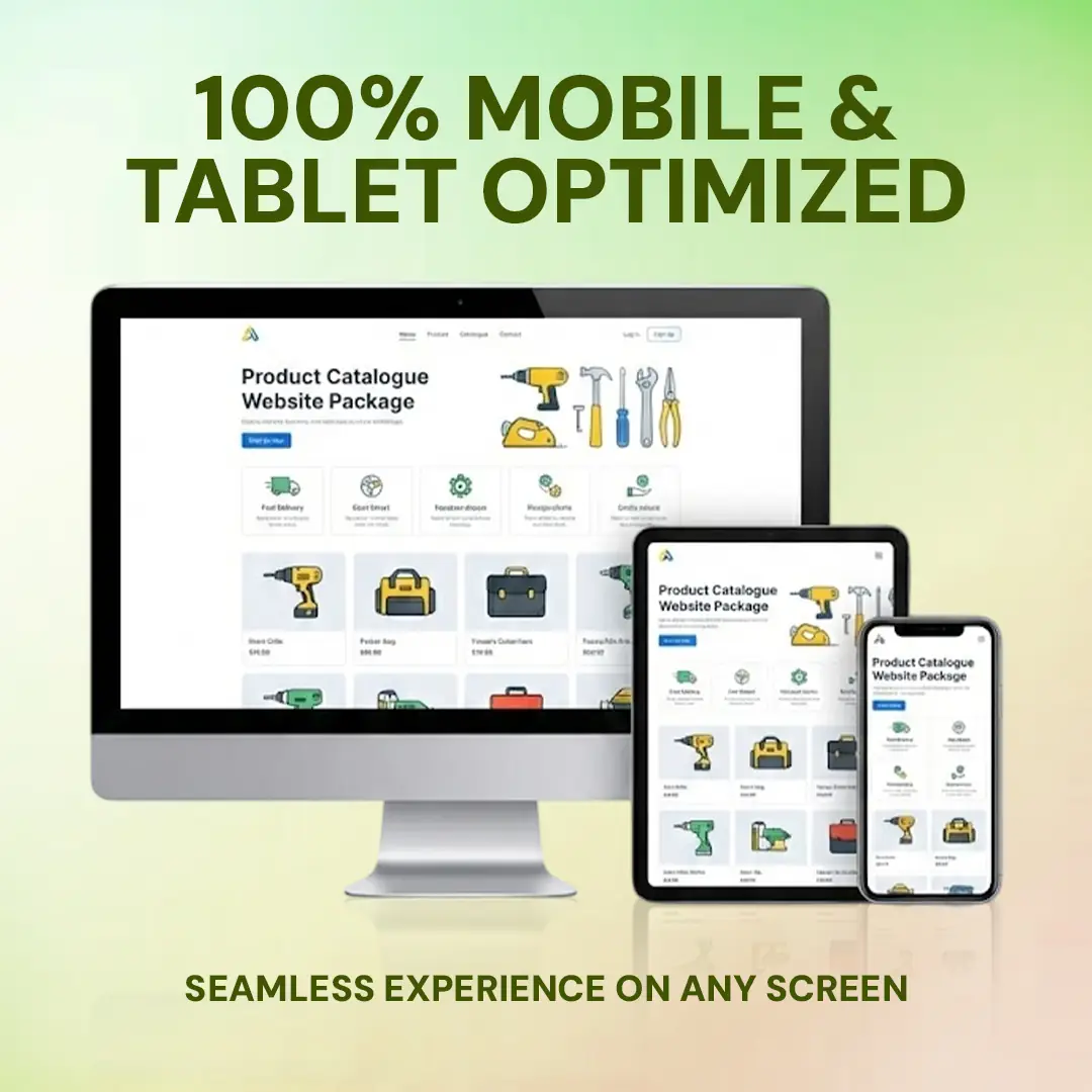 Product Catalogue Website Package