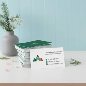 Premium Matte Finish Business Cards by Printel Deziner Delhi