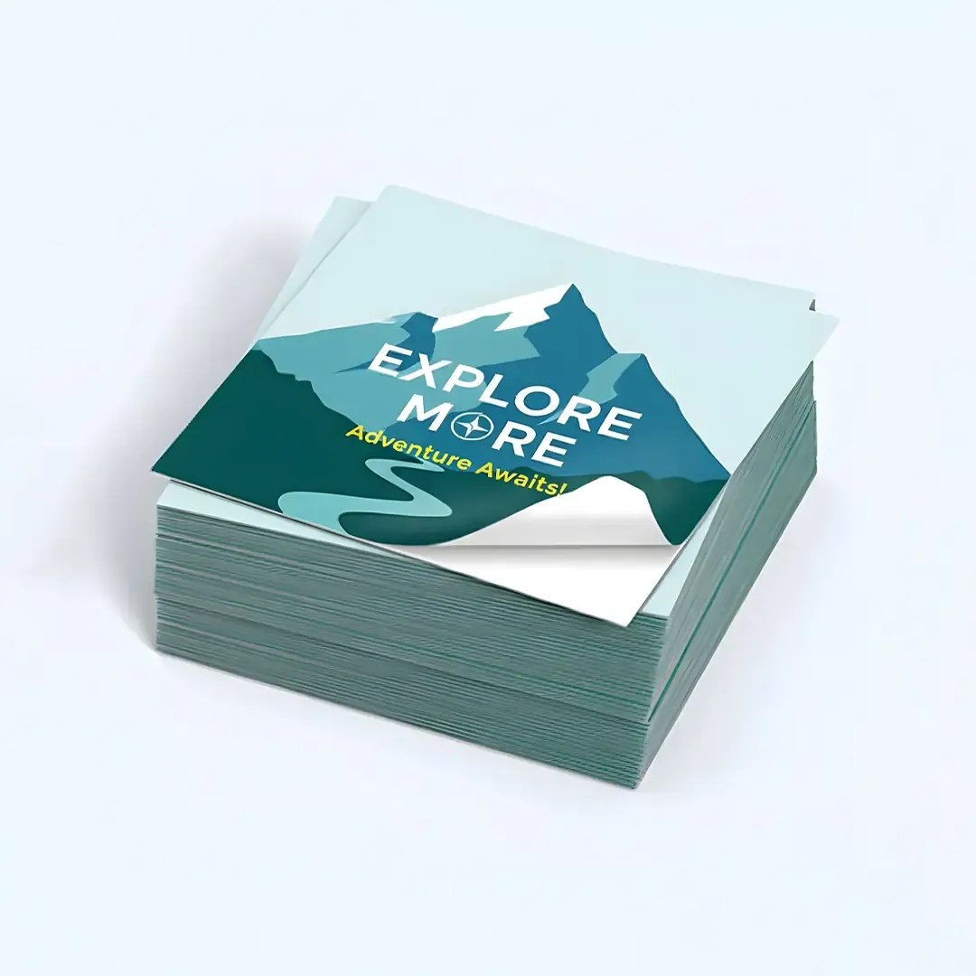 Custom Shape Paper Gumming Sticker Printing Delhi - Die-Cut Product Labels by Printel Deziner