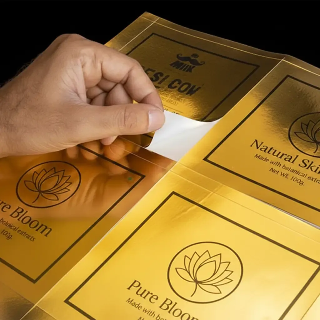 Custom Foil Stickers Delhi