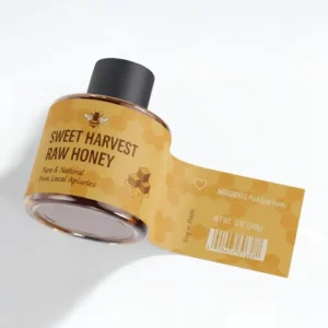 Custom Label Printing Delhi - High-quality die-cut product stickers by Printel Deziner