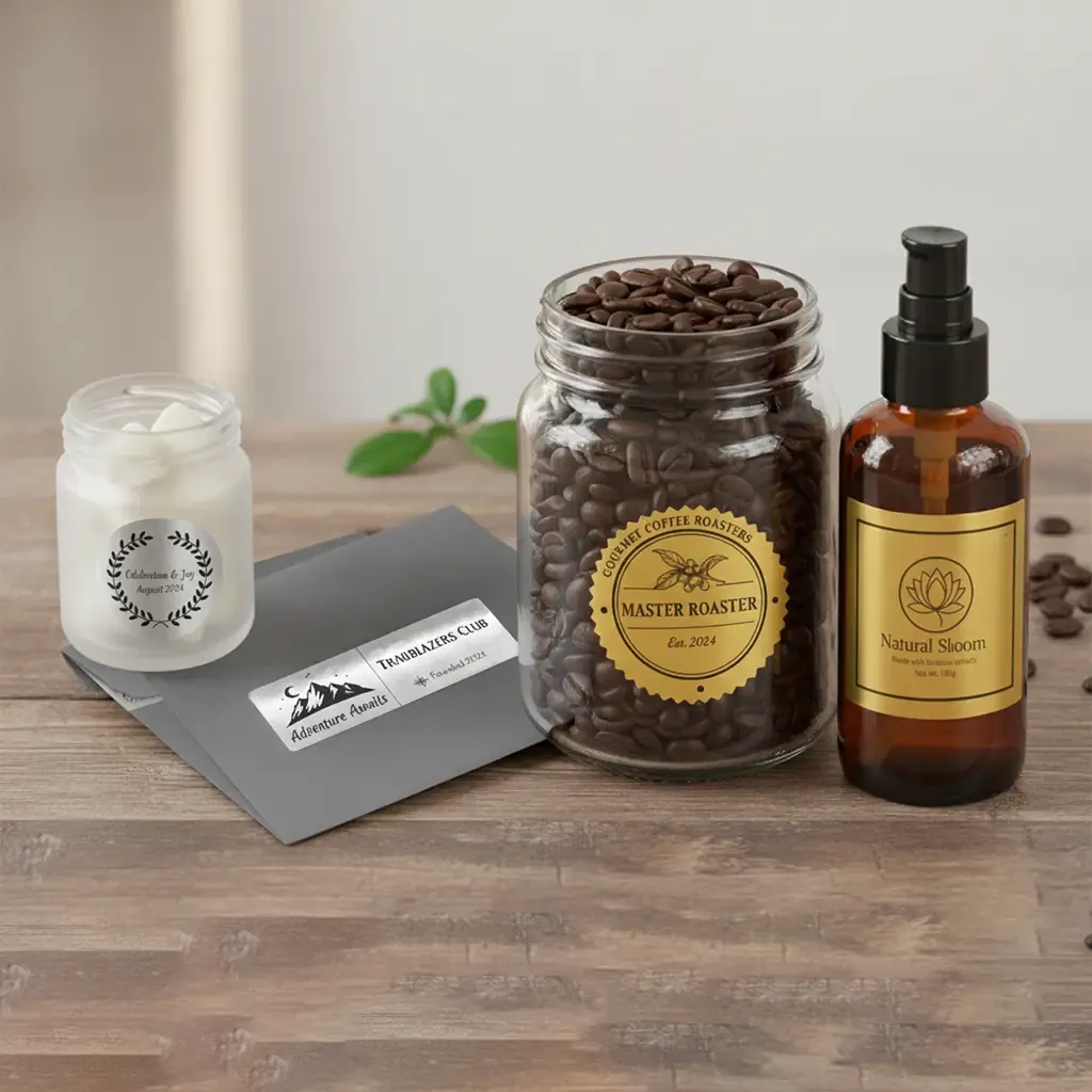 Custom Foil Stickers Delhi