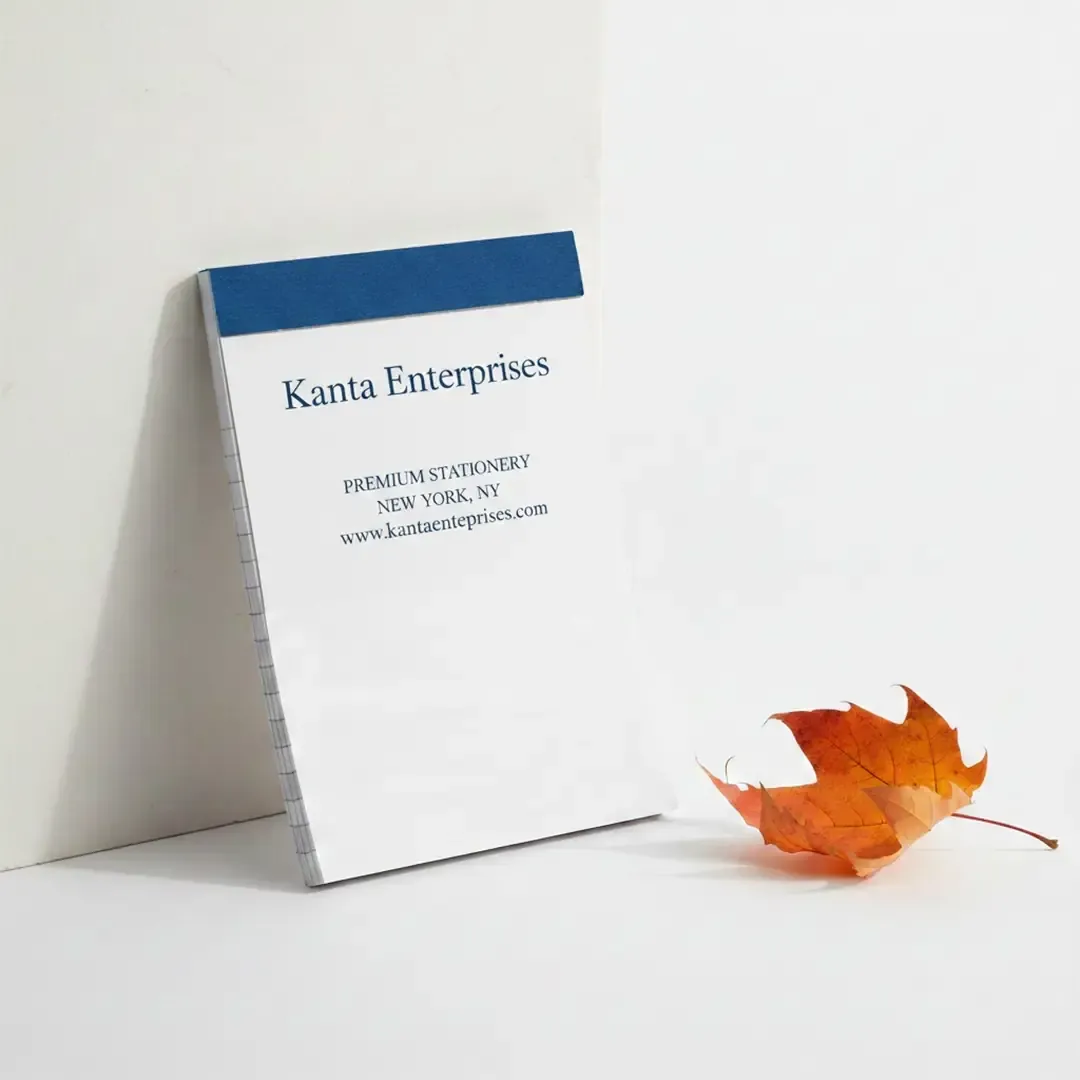 Custom Writing Notepad 4 Premium custom notepad printing in Delhi by Printel Deziner featuring Horizon Publishing and Kanta Enterprises branded memo pads