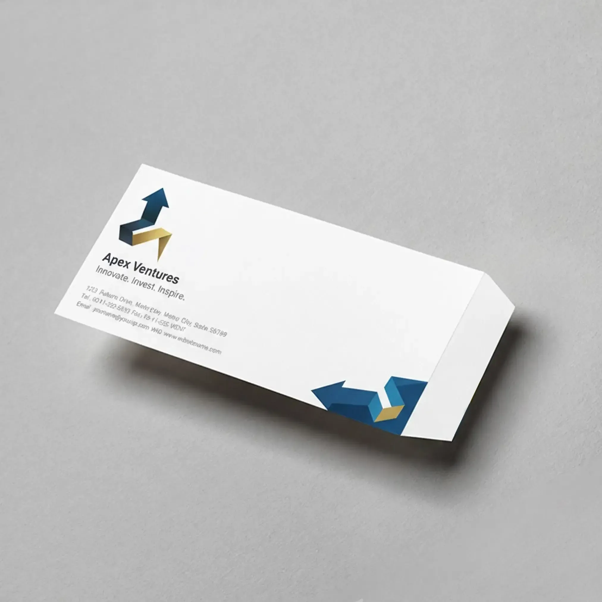 Premium custom business envelope printing in Delhi by Printel Deziner featuring corporate branding for healthcare and tech firms