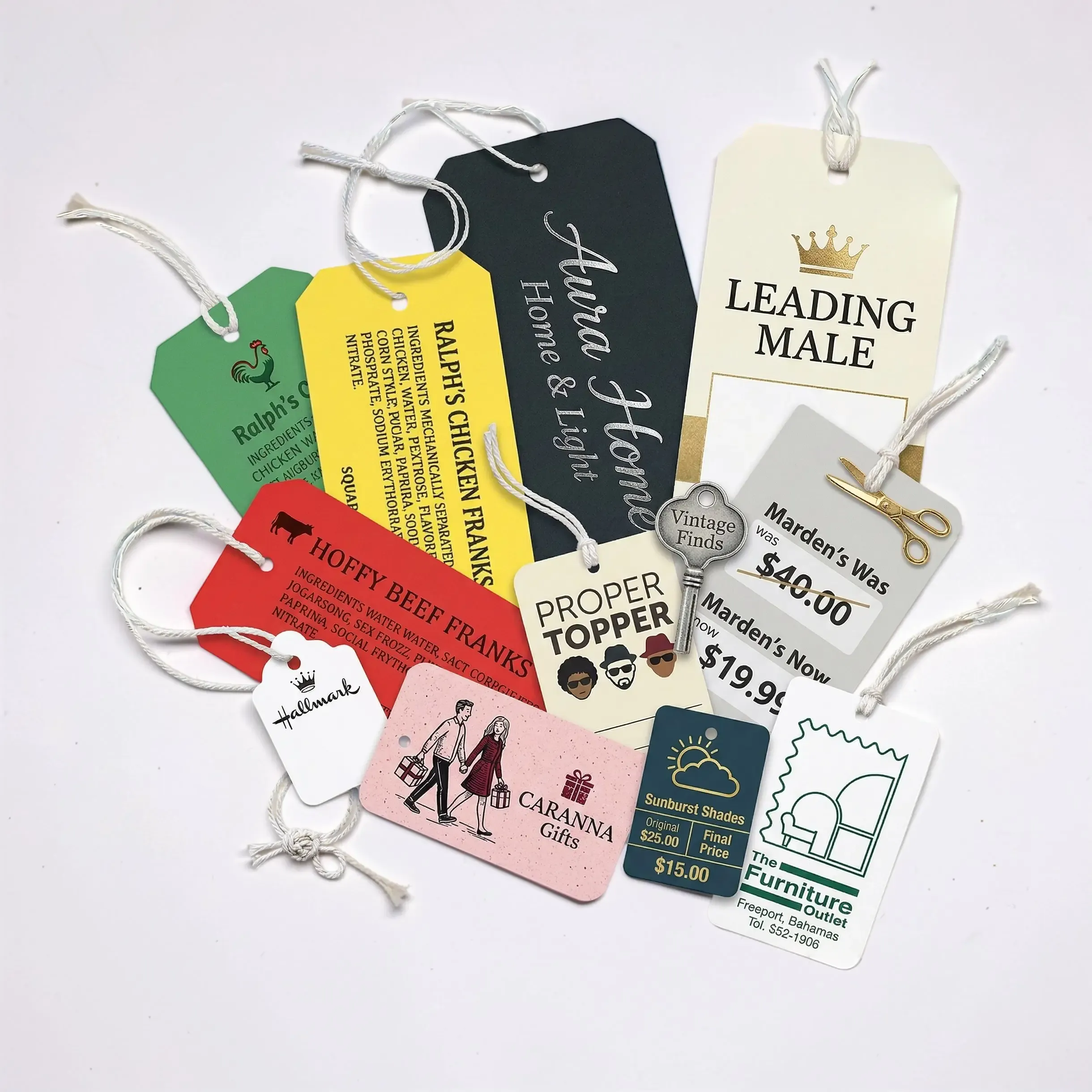 Premium Custom Hang Tag Printing in Delhi by Printel Deziner