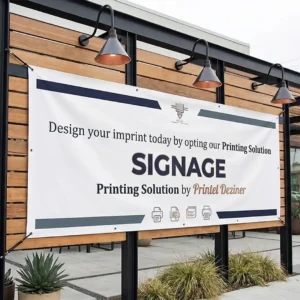 Premium Flex Printing in Delhi by Printel Deziner for Real Estate and Cafes