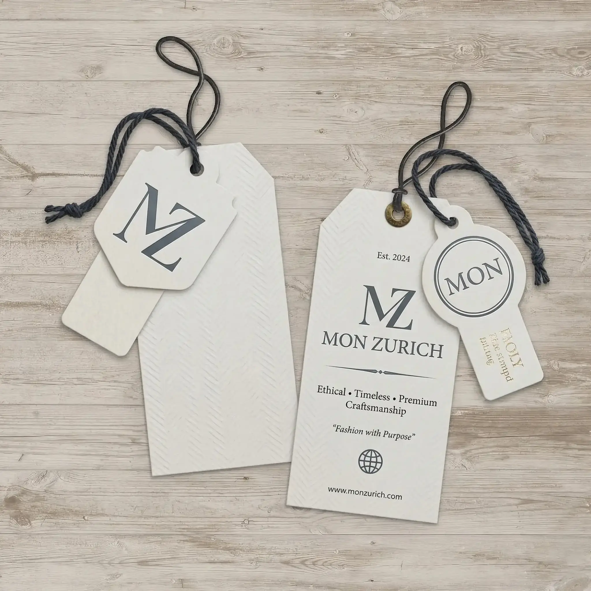 Premium Custom Hang Tag Printing in Delhi by Printel Deziner