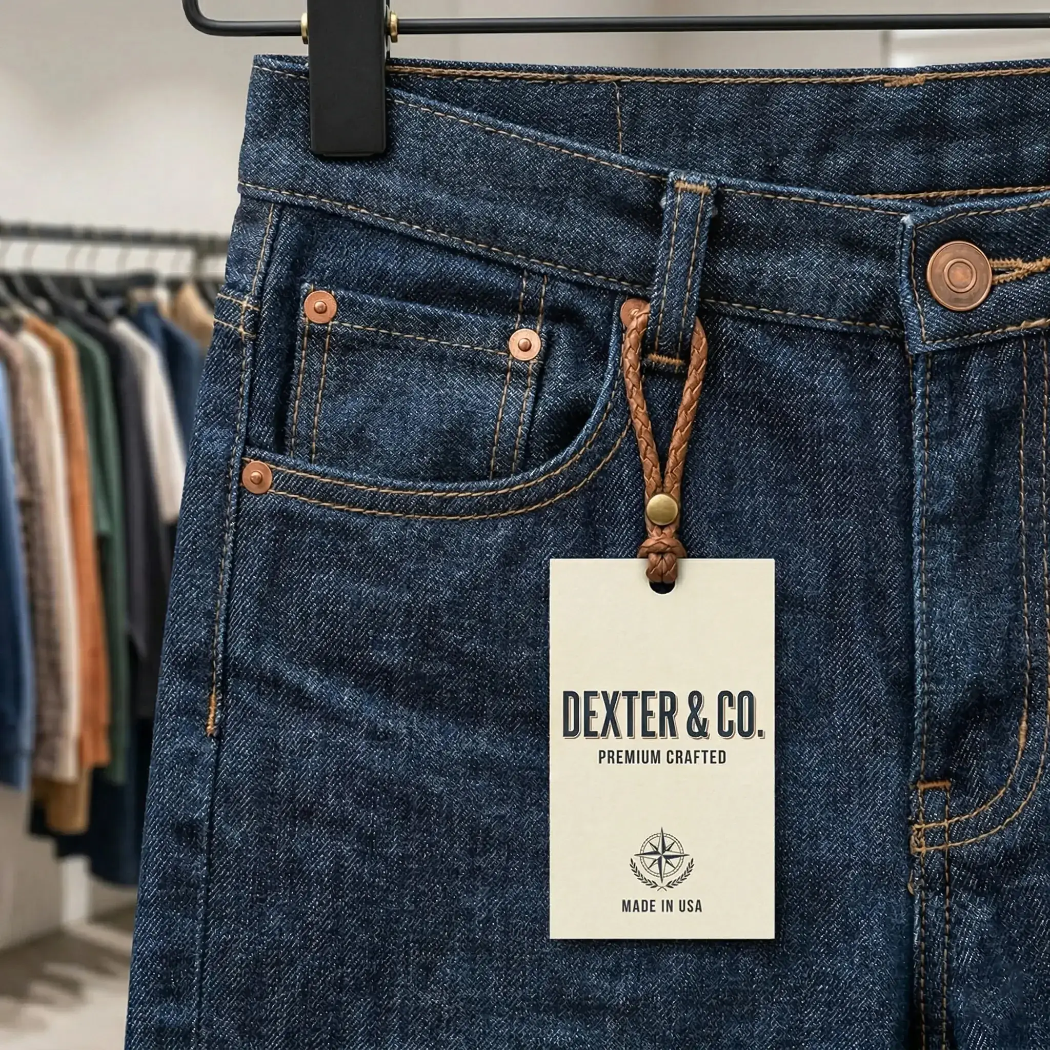Premium Custom Hang Tag Printing in Delhi by Printel Deziner